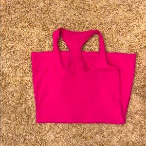 Lululemon size 4 racer back tank dark pink